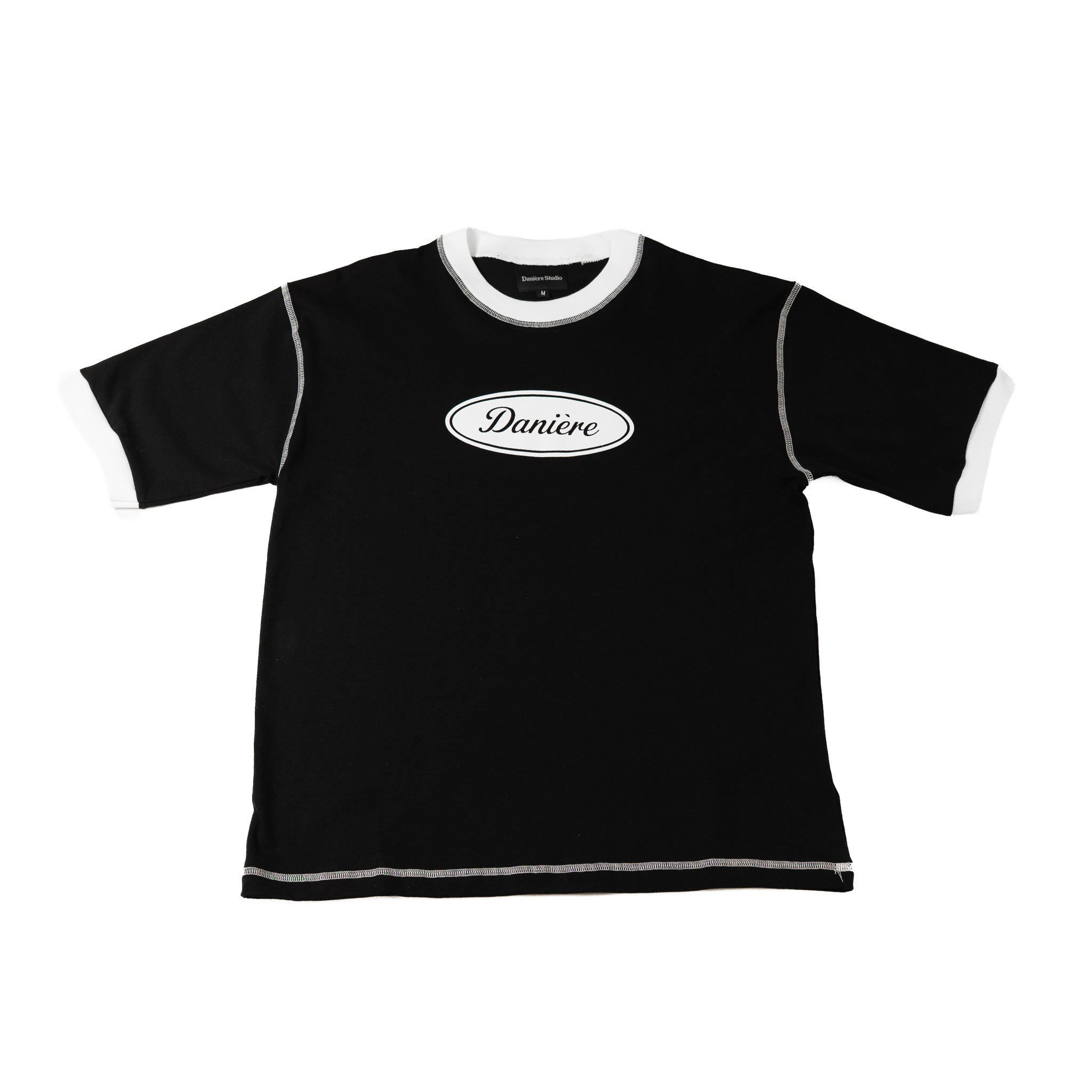Danière Classic Ringer Tee Black