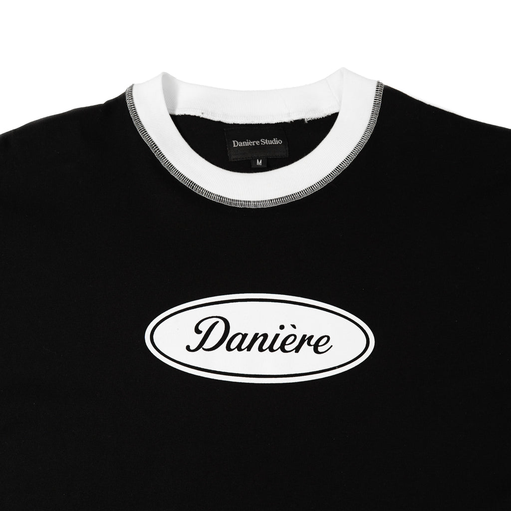 Danière Classic Ringer Tee Black