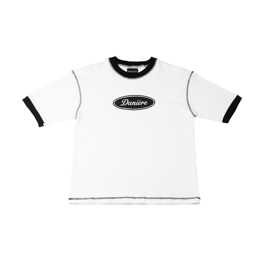 Danière Classic Ringer Tee White