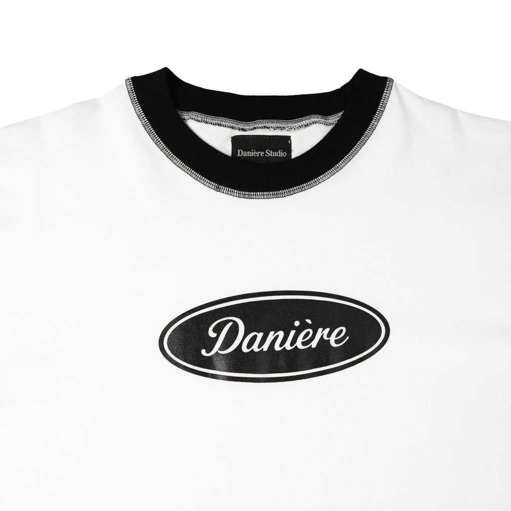 Danière Classic Ringer Tee White