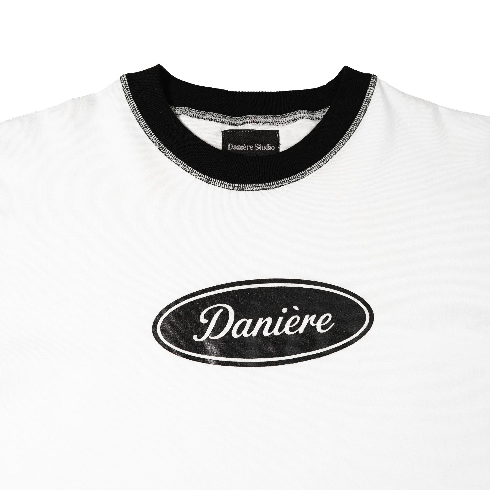 Danière Classic Ringer Tee White